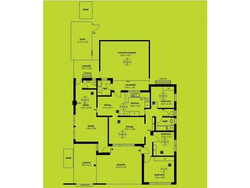 5 Bryant Way, Hackham SA 5163 Floorplan