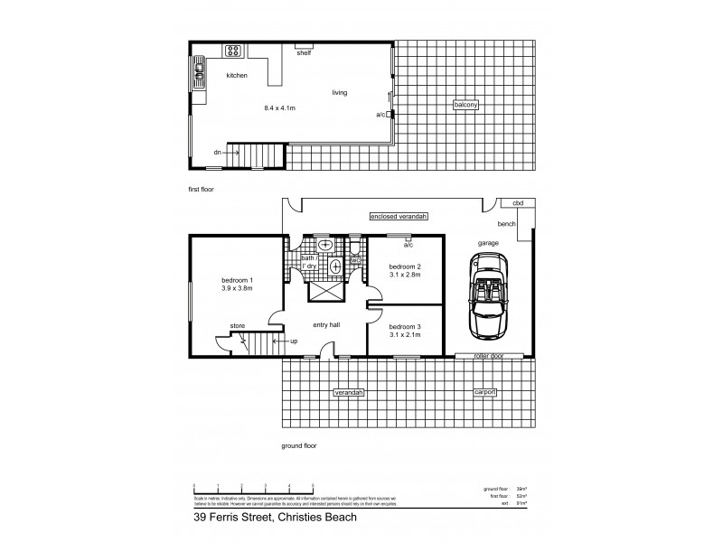 39 Ferris Street, Christies Beach SA 5165 Floorplan