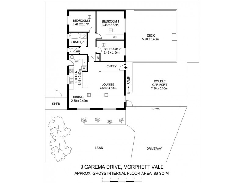9 Garema Drive, Morphett Vale SA 5162 Floorplan