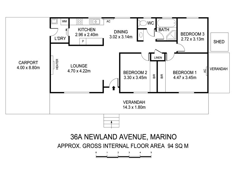 36a Newland Avenue, Marino SA 5049 Floorplan