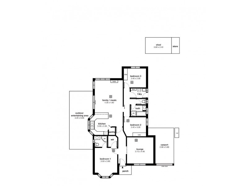 73 Investigator Drive, Woodcroft SA 5162 Floorplan