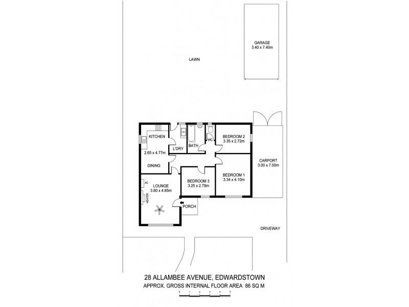 28 Allambee Avenue, Edwardstown SA 5039 Floorplan