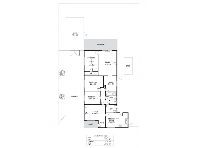 63 Baden Terrace, O’sullivan Beach SA 5166 Floorplan