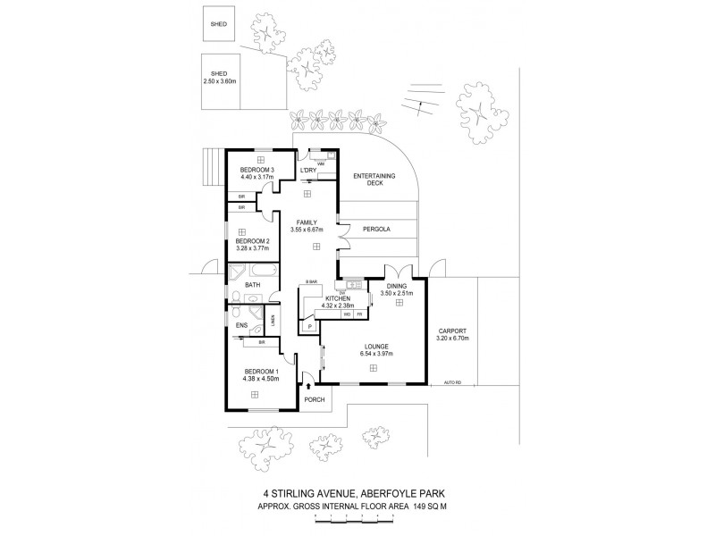 4 Stirling Avenue, Aberfoyle Park SA 5159 Floorplan
