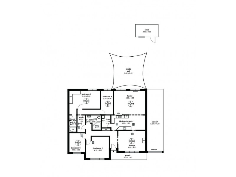 12 England Avenue, Port Noarlunga SA 5167 Floorplan