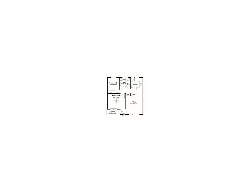 2/94 Cliff Street, Glengowrie SA 5044 Floorplan