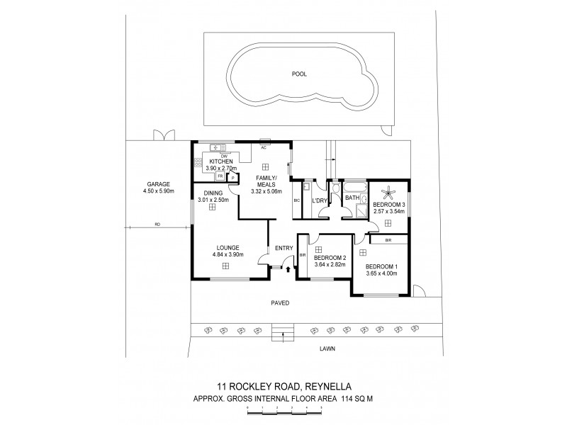 11 Rockley Road, Reynella SA 5161 Floorplan