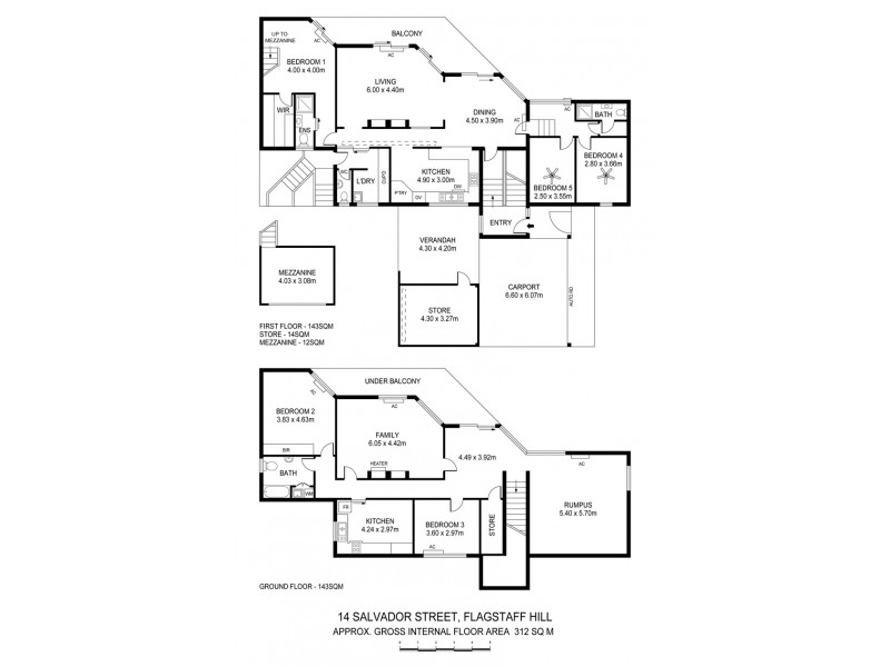 14 Salvador Street, Flagstaff Hill SA 5159 Floorplan