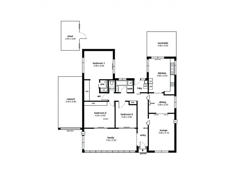 16 Gretel Crescent, Hallett Cove SA 5158 Floorplan
