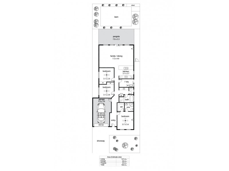 8 Angle Road, Seaford Meadows SA 5169 Floorplan