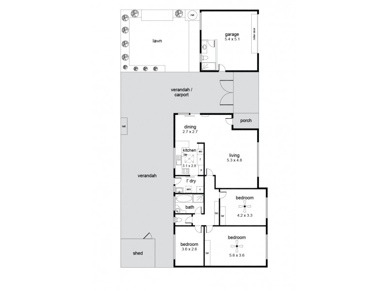 2/69 Second Avenue, Moana SA 5169 Floorplan