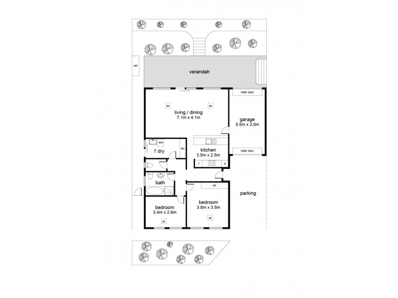 2/2 Olivier Terrace, Hallett Cove SA 5158 Floorplan