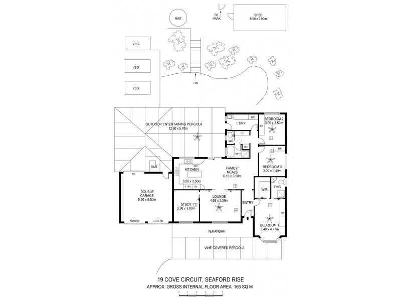 19 Cove Circuit, Seaford Rise SA 5169 Floorplan