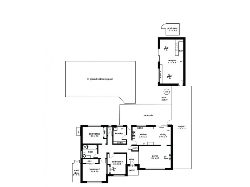 7 Westmoreland Road, Morphett Vale SA 5162 Floorplan