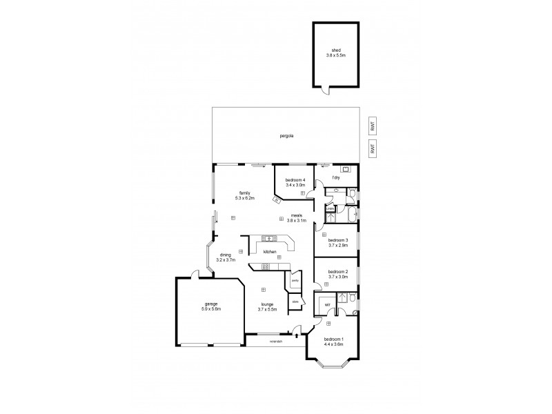 21 Helen Avenue, Aldinga Beach SA 5173 Floorplan