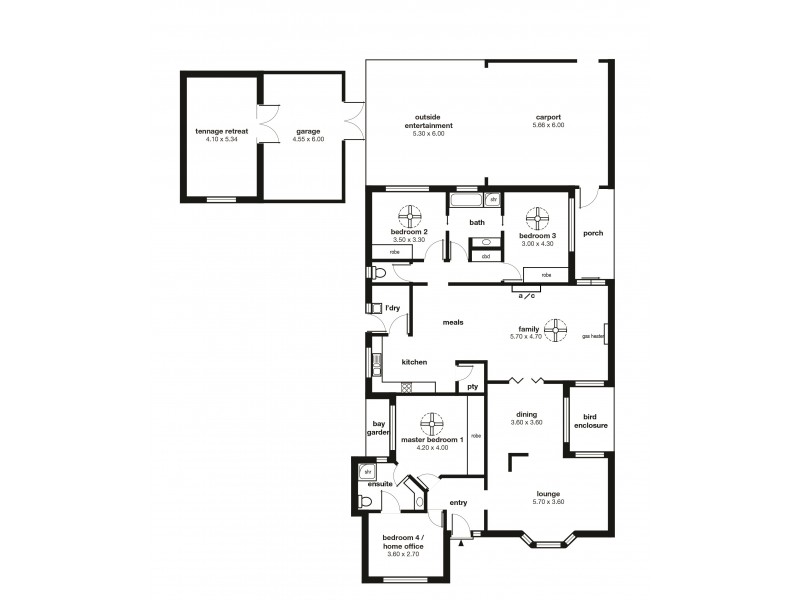 33 Wootoona Avenue, Christies Beach SA 5165 Floorplan