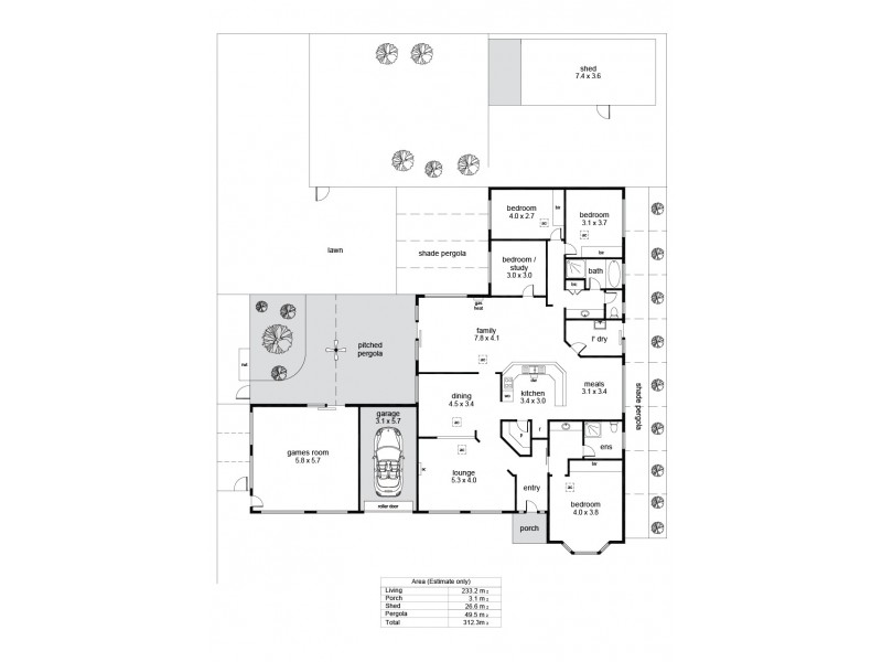 14 Sauerbiers Road, Seaford Meadows SA 5169 Floorplan
