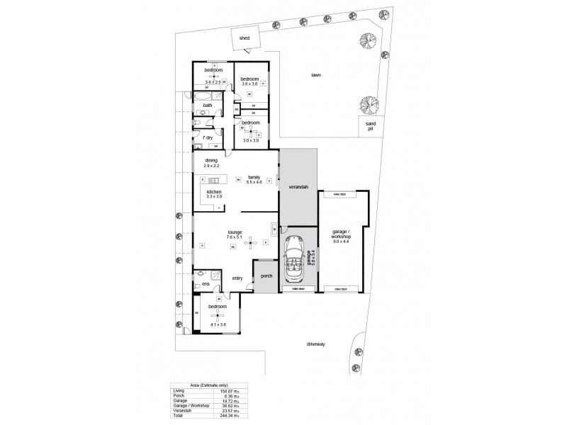 57 Clearwater Crescent, Seaford Rise SA 5169 Floorplan
