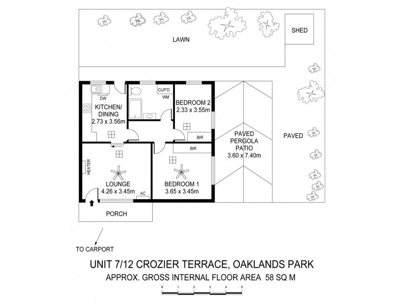 7/12 Crozier Terrace, Oaklands Park SA 5046 Floorplan