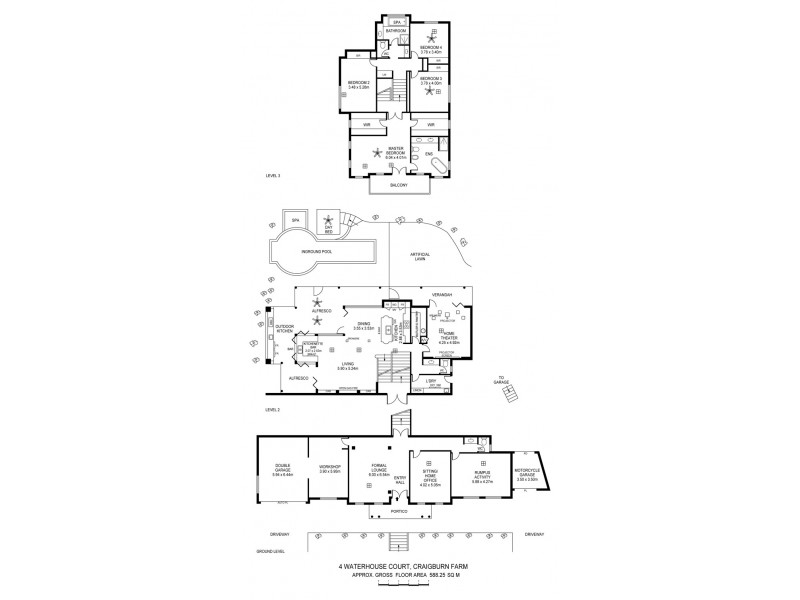 4 Waterhouse Court, Craigburn Farm SA 5051 Floorplan