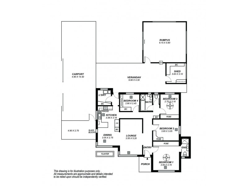 15 Mary Street, Mitchell Park SA 5043 Floorplan