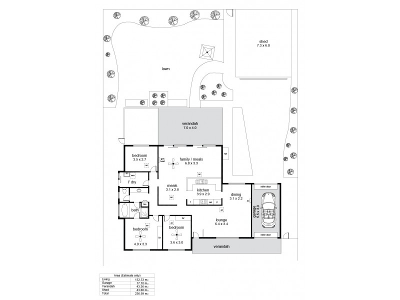 3 Watcombe Street, Moana SA 5169 Floorplan