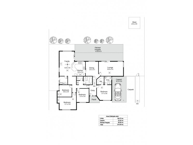 53 Glendale Avenue, Flagstaff Hill SA 5159 Floorplan