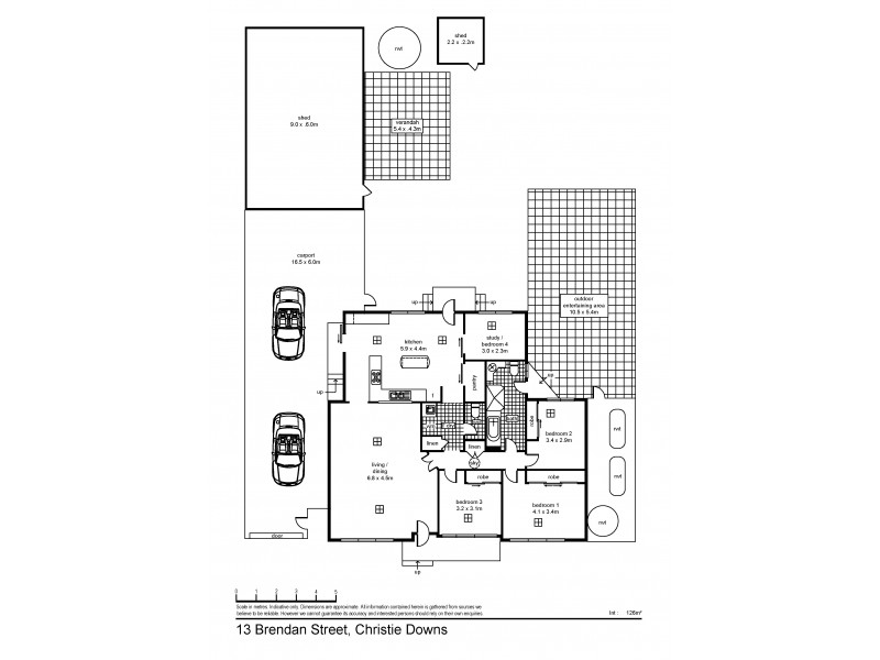 13 Brendan Street, Christie Downs SA 5164 Floorplan
