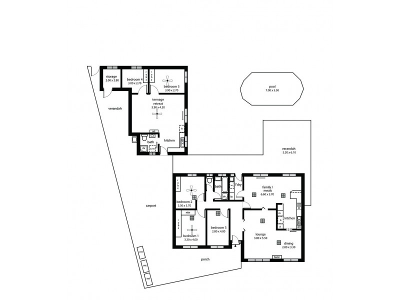 23 Camille Street, Hallett Cove SA 5158 Floorplan