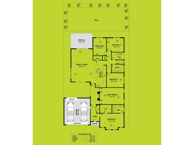 3 Simcoe Avenue, Seaford Meadows SA 5169 Floorplan