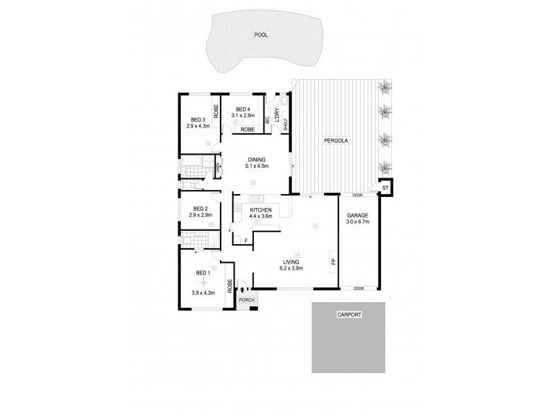 12 Irvine Street, Port Noarlunga SA 5167 Floorplan