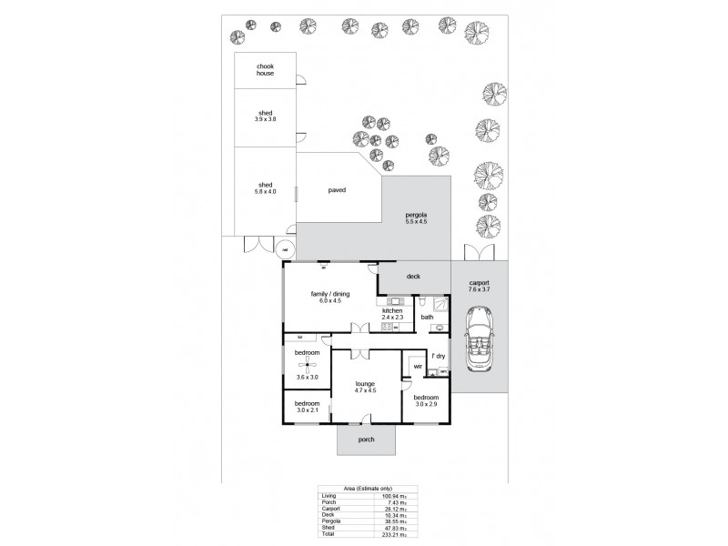 20 Plymouth Street, Aldinga Beach SA 5173 Floorplan