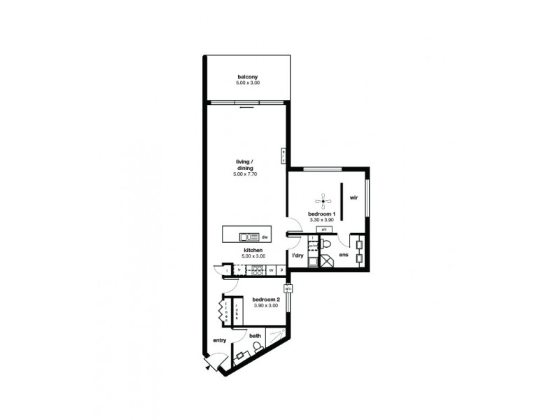 214 / 50 Esplanade, Christies Beach SA 5165 Floorplan