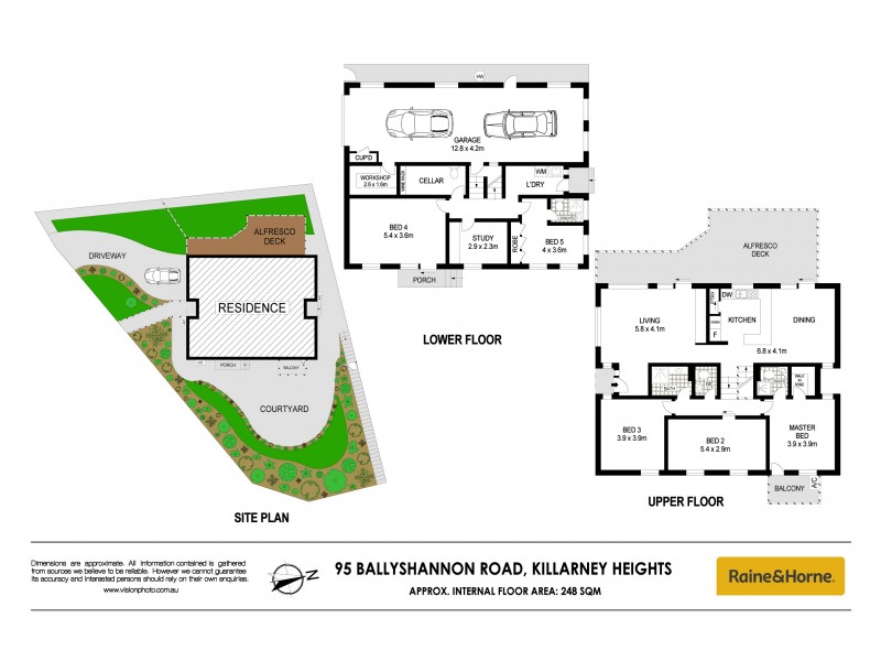 95 Ballyshannon Road, Killarney Heights NSW 2087 Floorplan