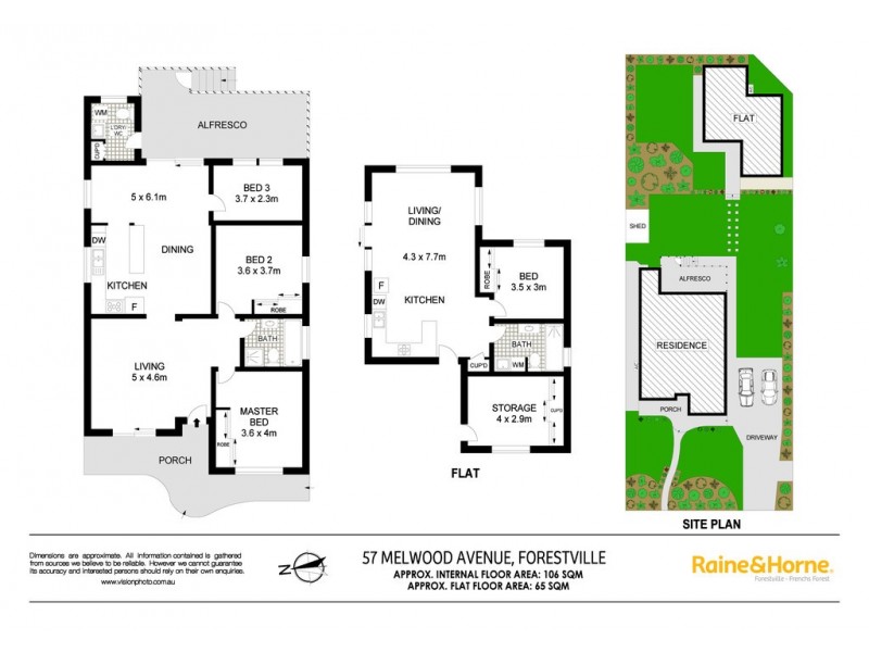 57 Melwood Avenue, Forestville NSW 2087 Floorplan