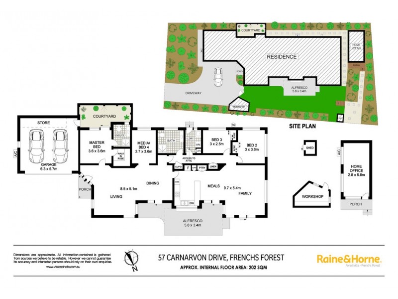 57 Carnarvon Drive, Frenchs Forest NSW 2086 Floorplan