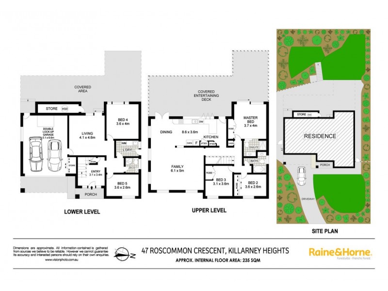 47 Roscommon Crescent, Killarney Heights NSW 2087 Floorplan