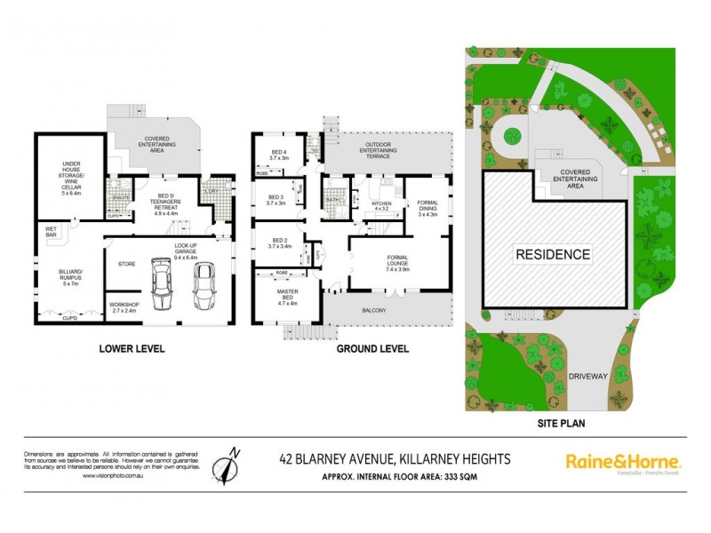 42 Blarney Avenue, Killarney Heights NSW 2087 Floorplan