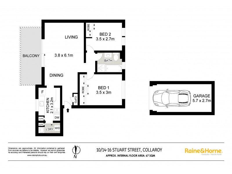 10/14-16 Stuart Street, Collaroy NSW 2097 Floorplan