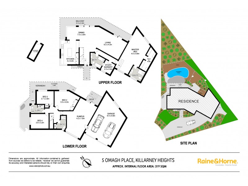 5 Omagh Place, Killarney Heights NSW 2087 Floorplan