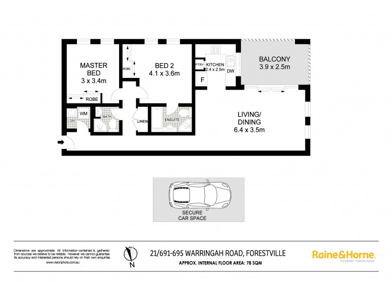 21/691-695 Warringah Road, Forestville NSW 2087 Floorplan