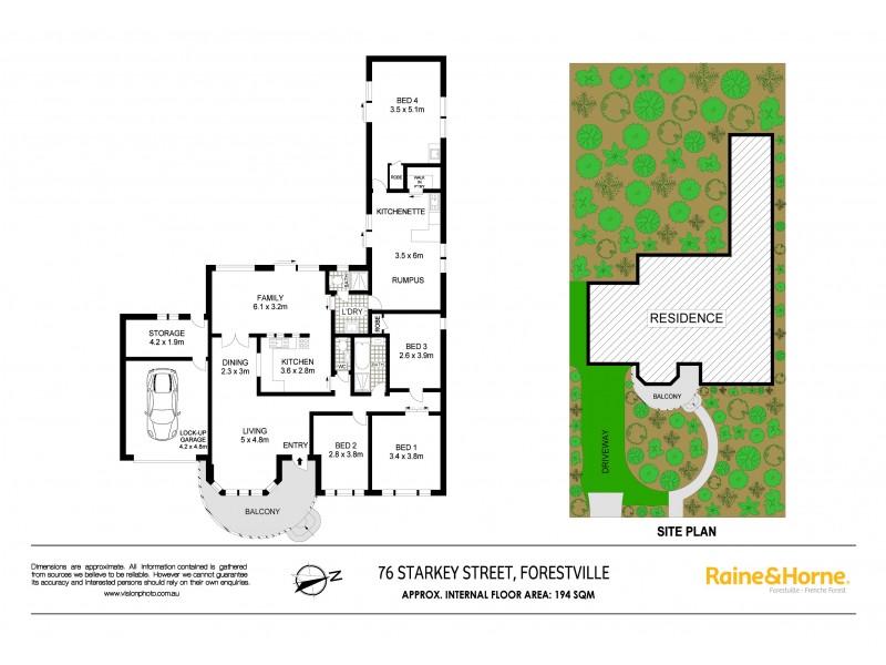 76 Starkey Street, Forestville NSW 2087 Floorplan