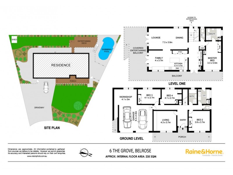 6 The Grove, Belrose NSW 2085 Floorplan