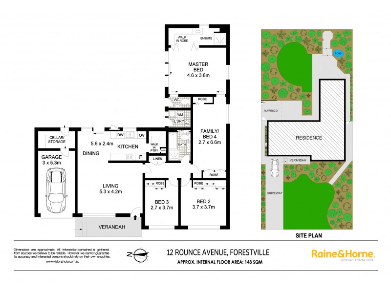12 Rounce Avenue, Forestville NSW 2087 Floorplan