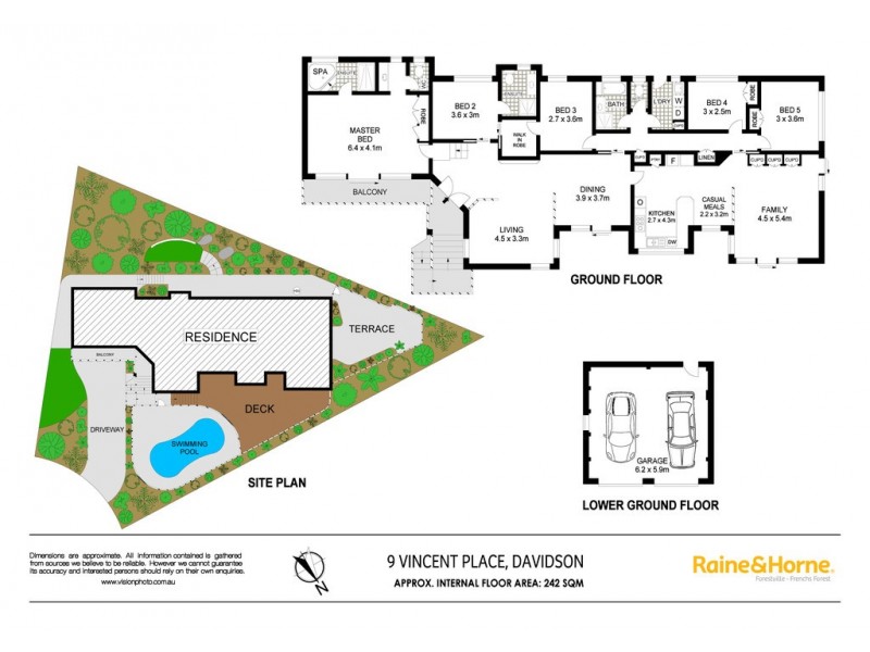 9 Vincent Place, Davidson NSW 2085 Floorplan