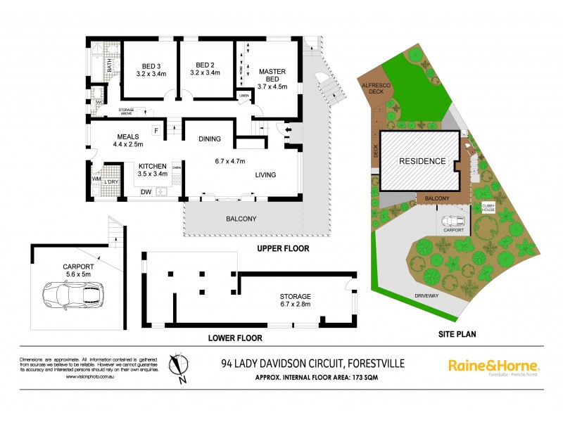 94 Lady Davidson Circuit, Forestville NSW 2087 Floorplan