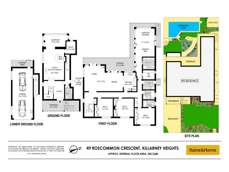 49 Roscommon Crescent, Killarney Heights NSW 2087 Floorplan