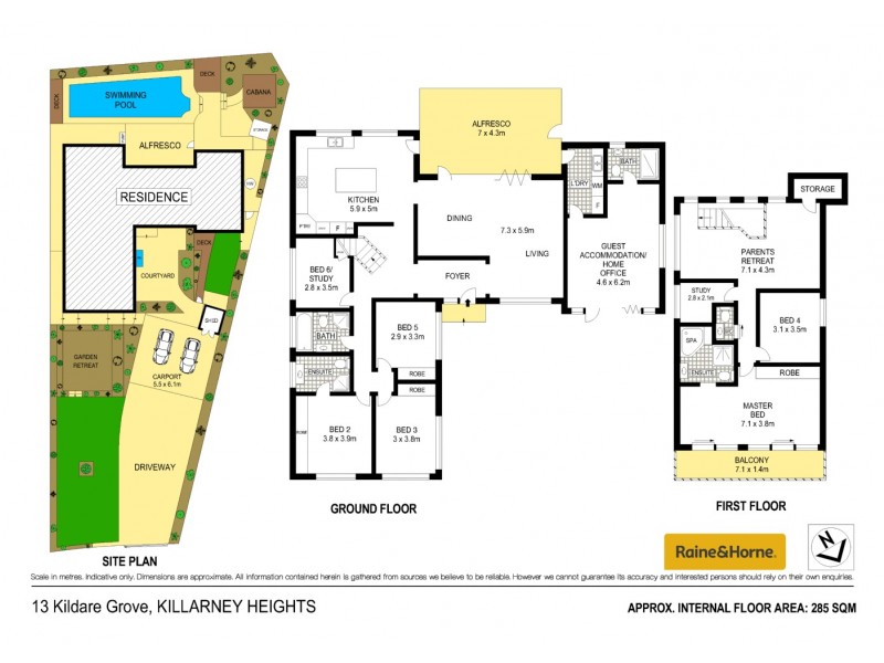 13 Kildare Grove, Killarney Heights NSW 2087 Floorplan