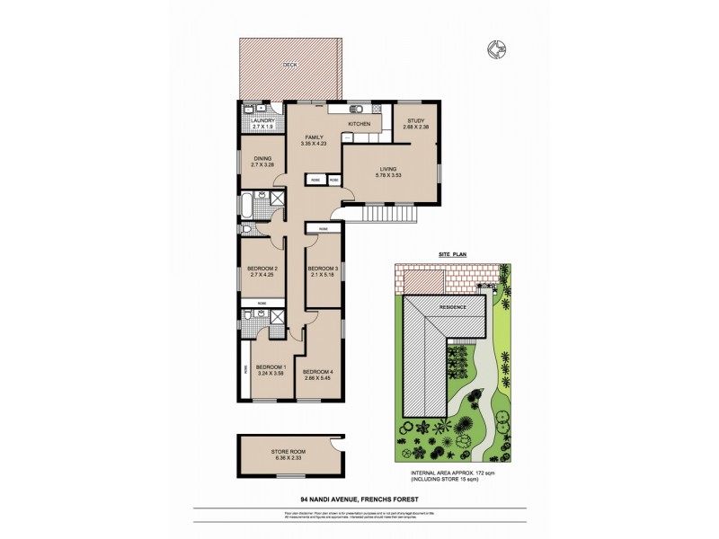 94 Nandi Avenue, Frenchs Forest NSW 2086 Floorplan