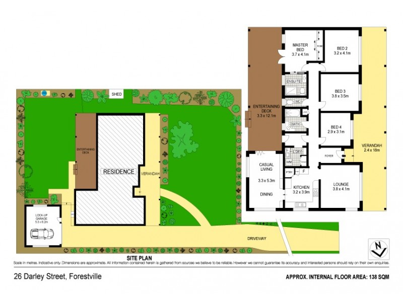 26 Darley Street, Forestville NSW 2087 Floorplan